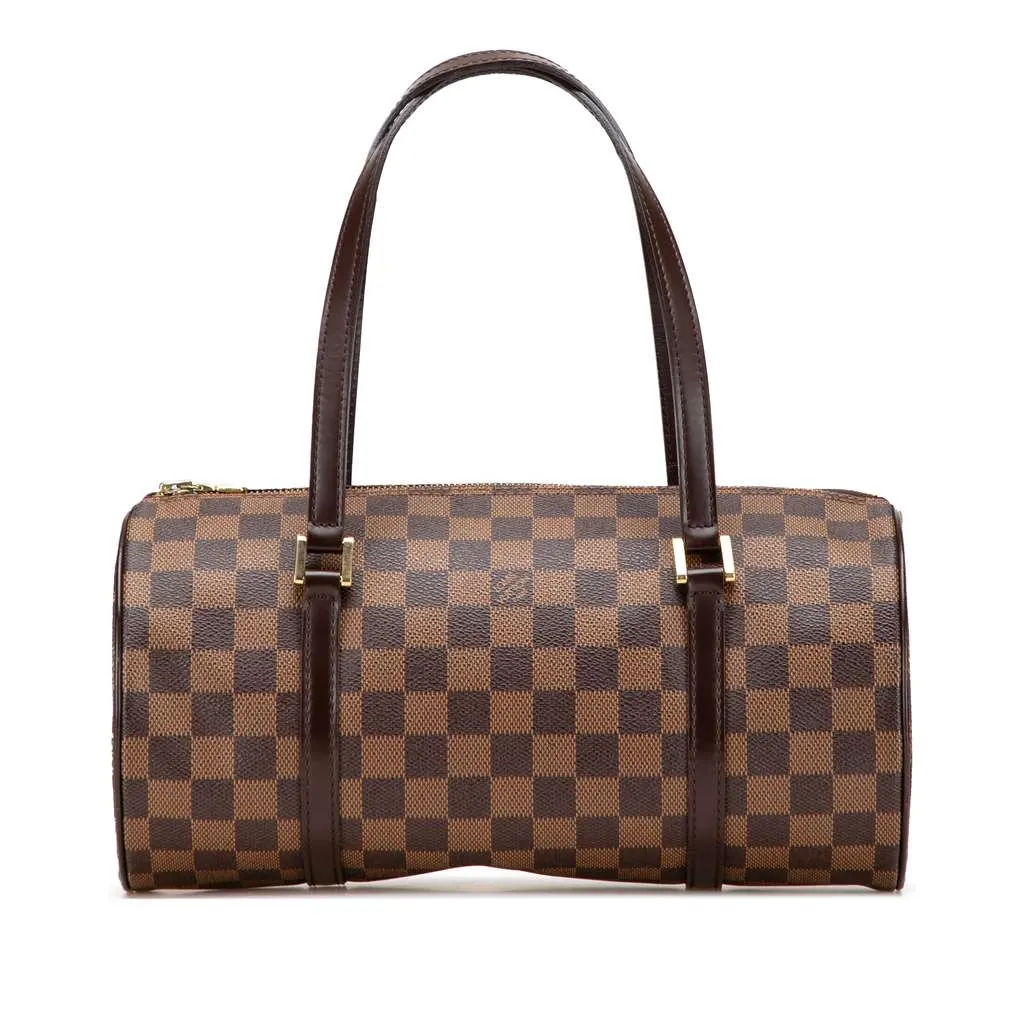 Louis Vuitton Damier Ebene Papillon 30 Brown Canvas Good - Front View