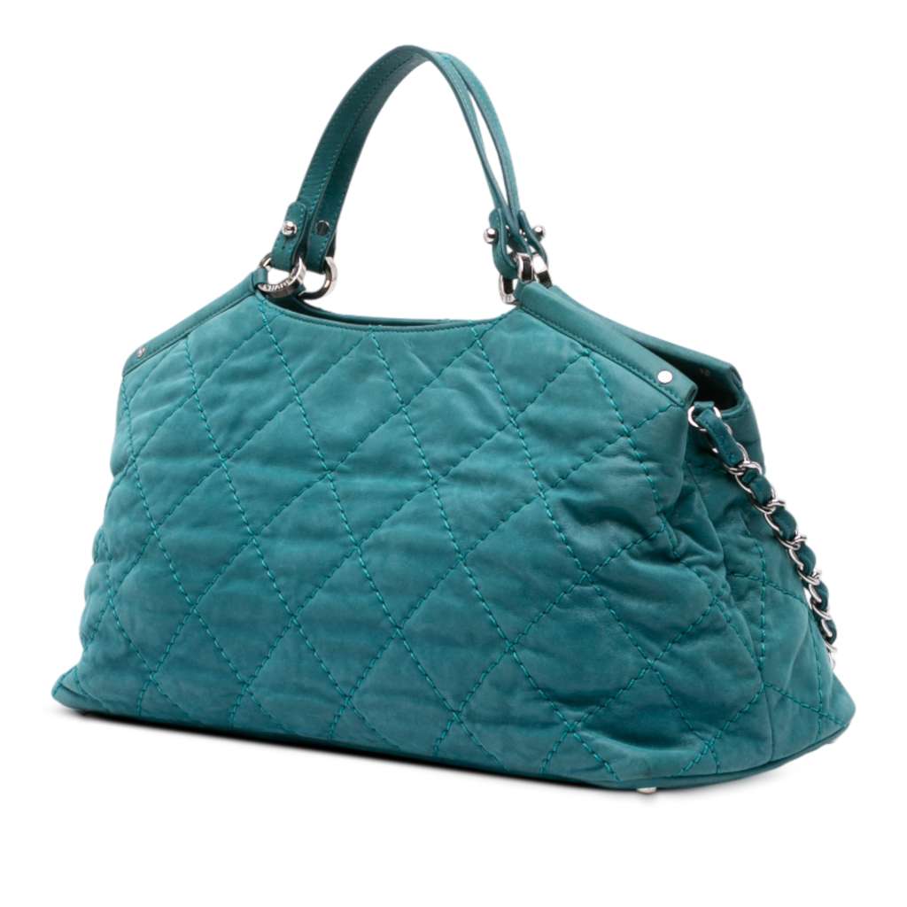 Chanel Small Iridescent Calfskin Sea Hit Tote - Back view