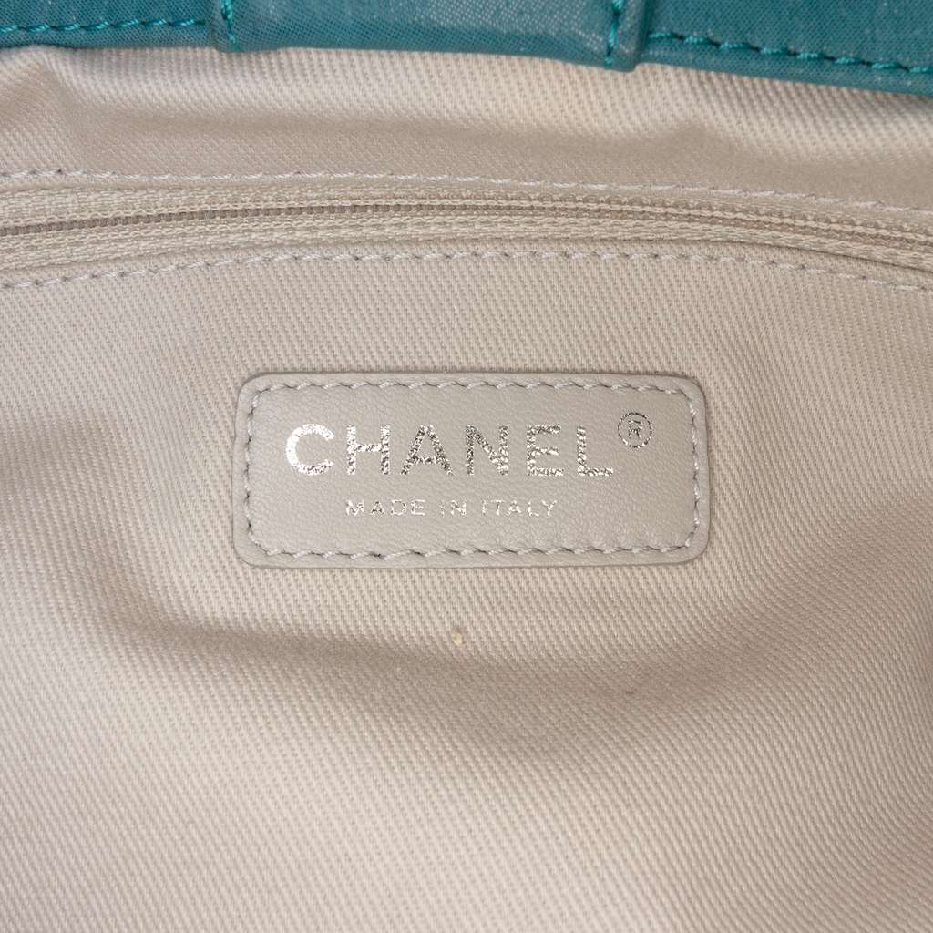 Chanel Small Iridescent Calfskin Sea Hit Tote - Side view