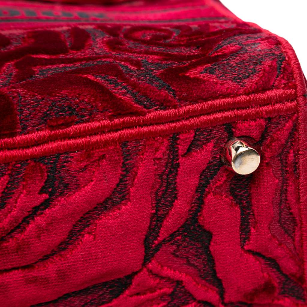 Dior Medium Embroidered Velvet Roses Lady D Lite - Detail 2