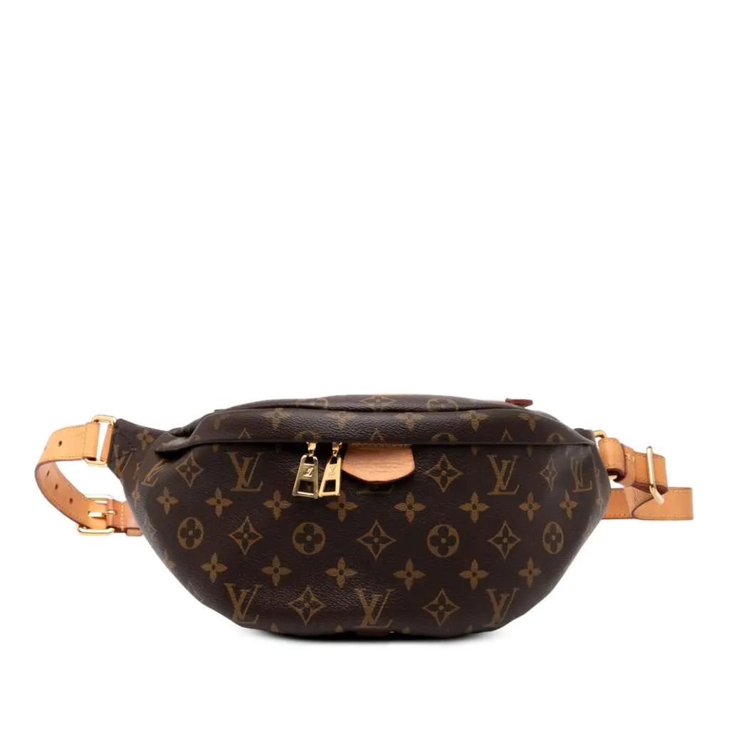 Louis Vuitton Monogram Bumbag Brown Good - Front View