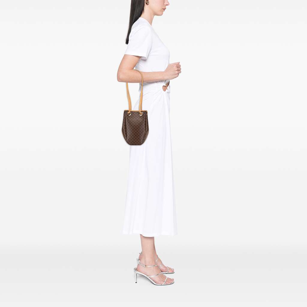 Celine Macadam Coated Canvas Bucket Bag - Image 13