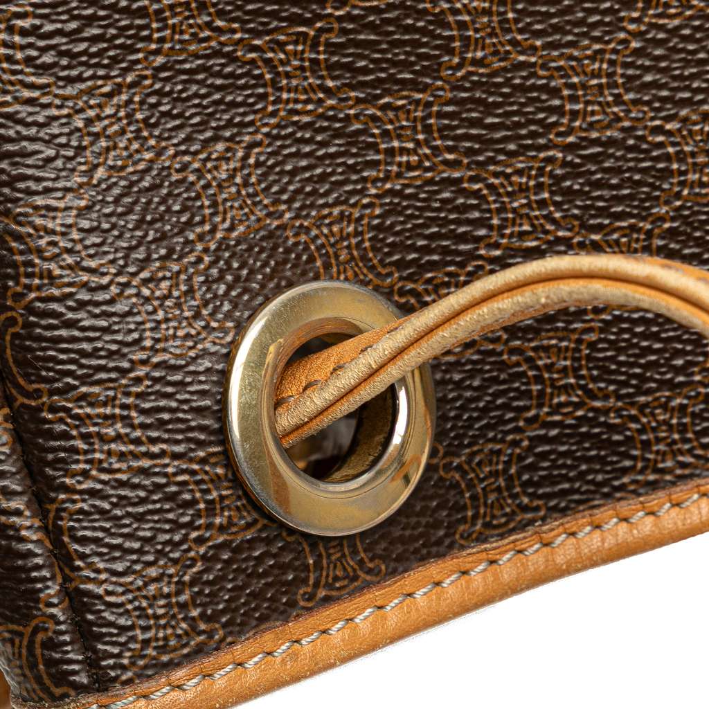 Celine Macadam Coated Canvas Bucket Bag - Image 11