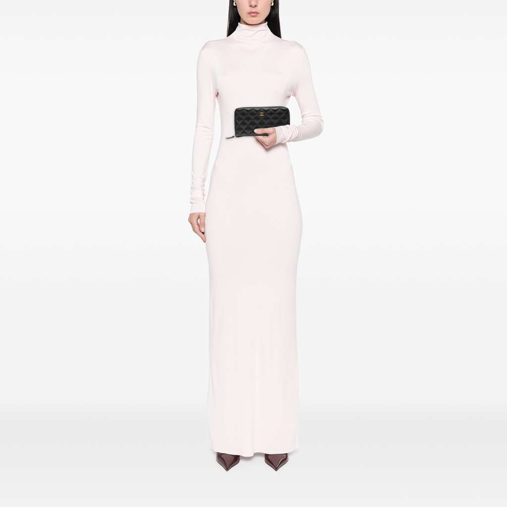 Chanel CC Quilted Caviar Zip Around Long Wallet - Image 10