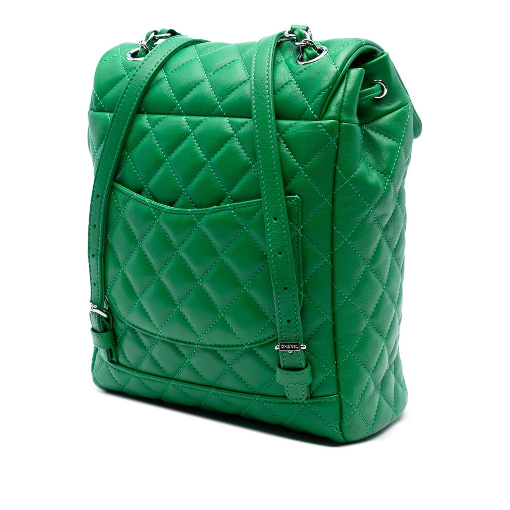 Chanel Small Lambskin Urban Spirit Backpack - Back view