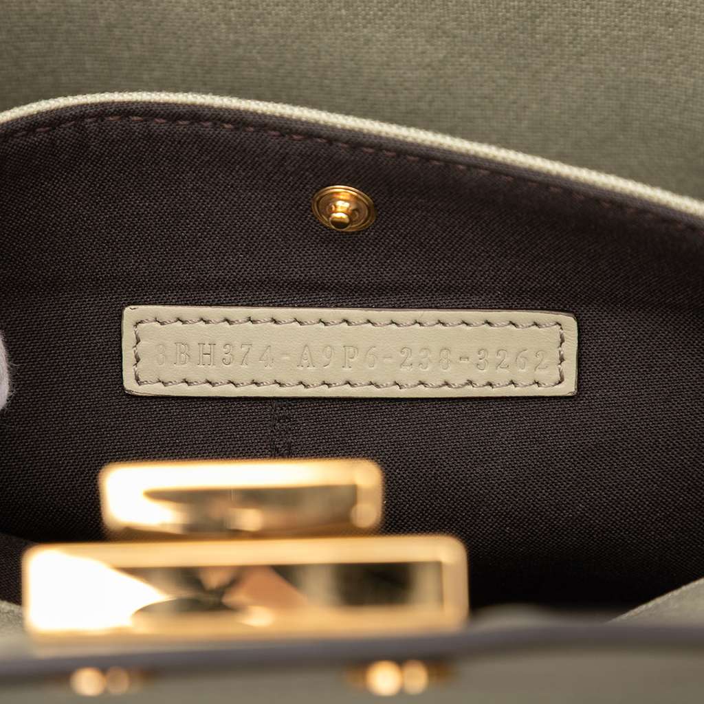 Fendi Zucca Embroidered Canvas Peekaboo X Tote - Detail 1