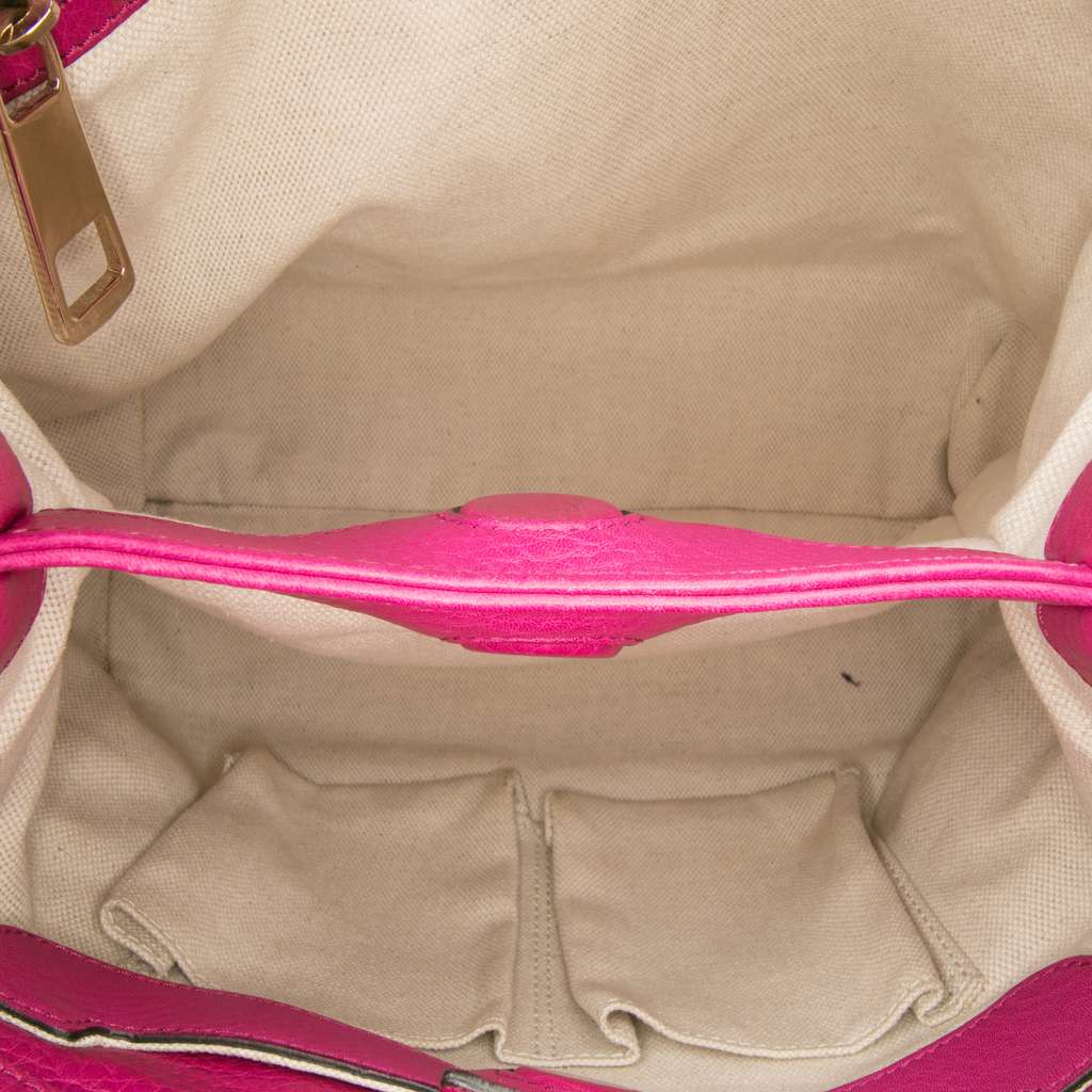 Gucci Small Calfskin Bamboo Shopper Satchel - 4