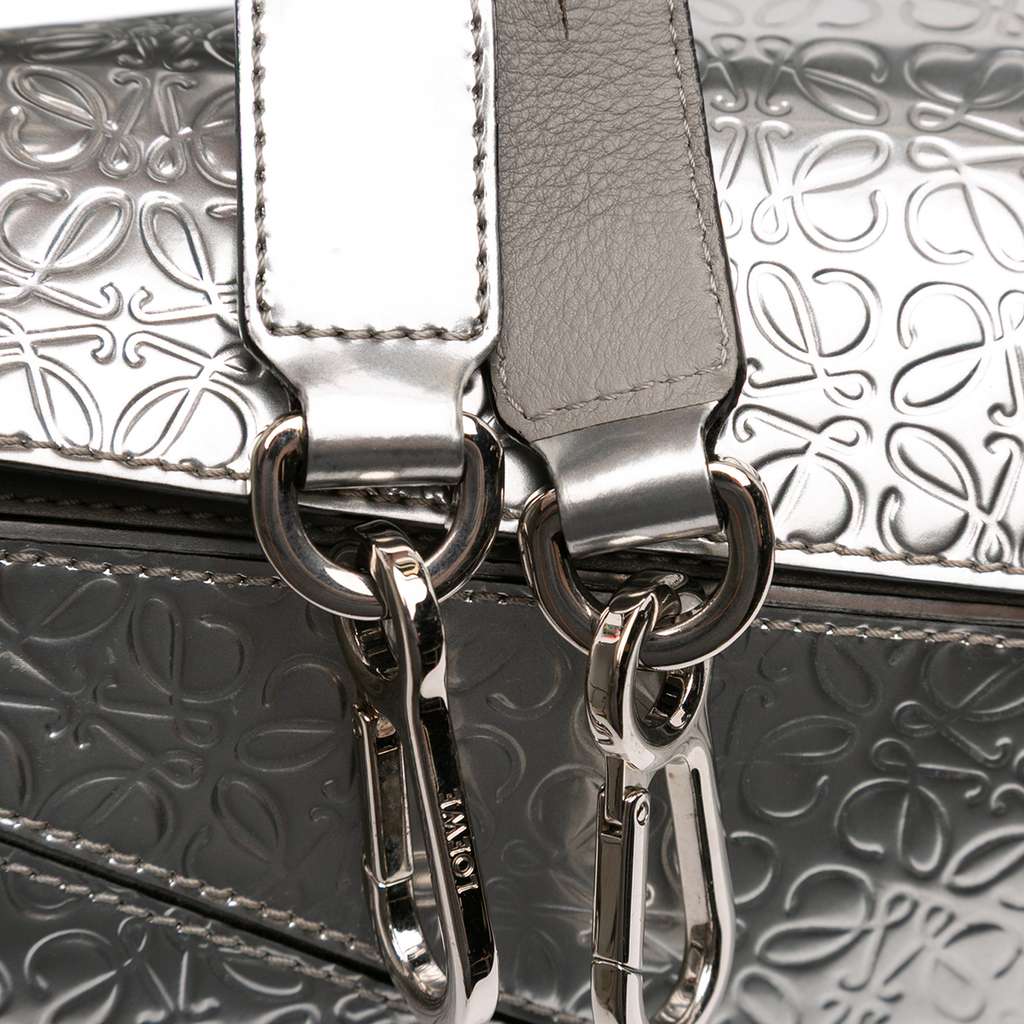 Loewe Small Anagram Embossed Patent Puzzle Satchel - Detail 2