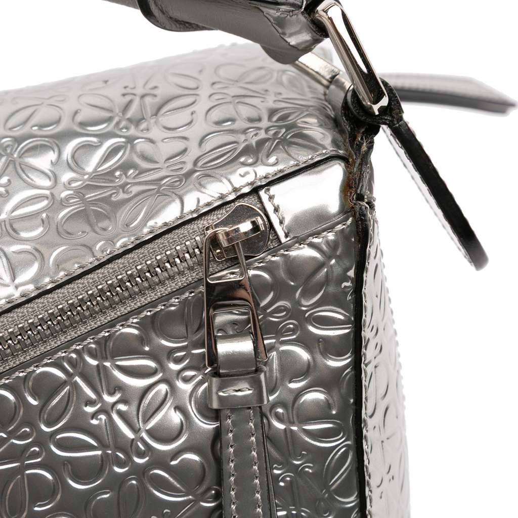 Loewe Small Anagram Embossed Patent Puzzle Satchel - Image 10