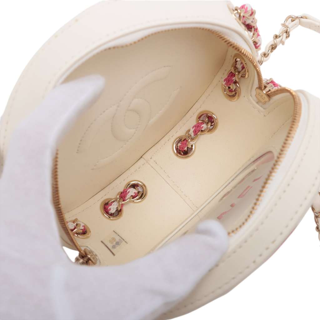 Chanel Lambskin La Pausa Coco Lifesaver Round Bag - Image 6