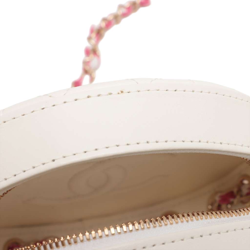 Chanel Lambskin La Pausa Coco Lifesaver Round Bag - Side view