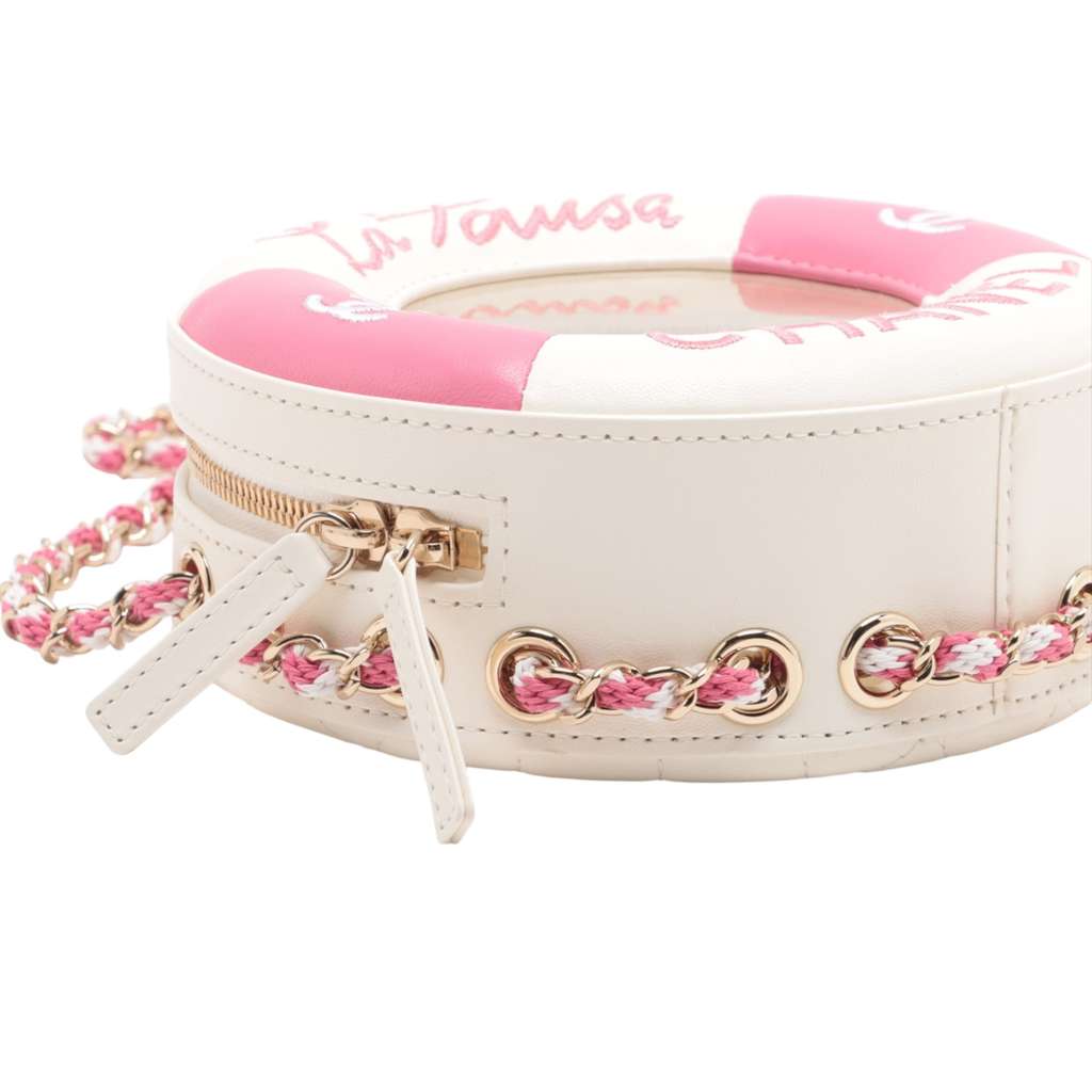 Chanel Lambskin La Pausa Coco Lifesaver Round Bag - Detail 1