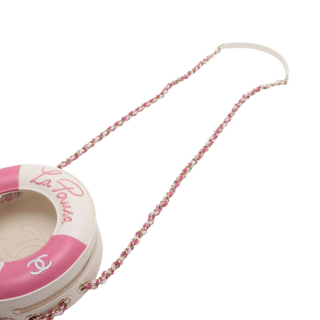 Chanel Lambskin La Pausa Coco Lifesaver Round Bag - Image 11