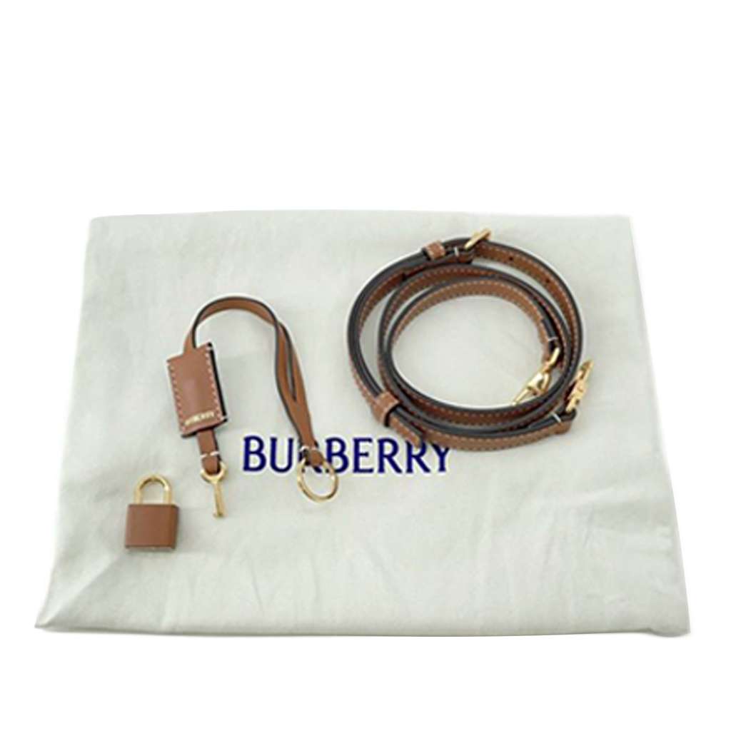 Burberry Mini House Check Coated Canvas Bowling Bag - Image 11