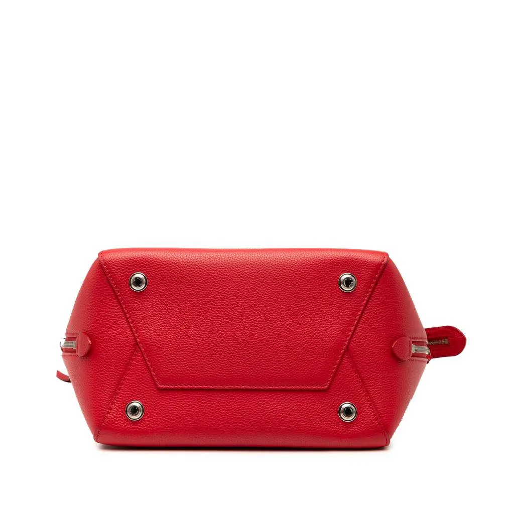 Louis Vuitton Calfskin Freedom Tote Red Leather Good - Inside View
