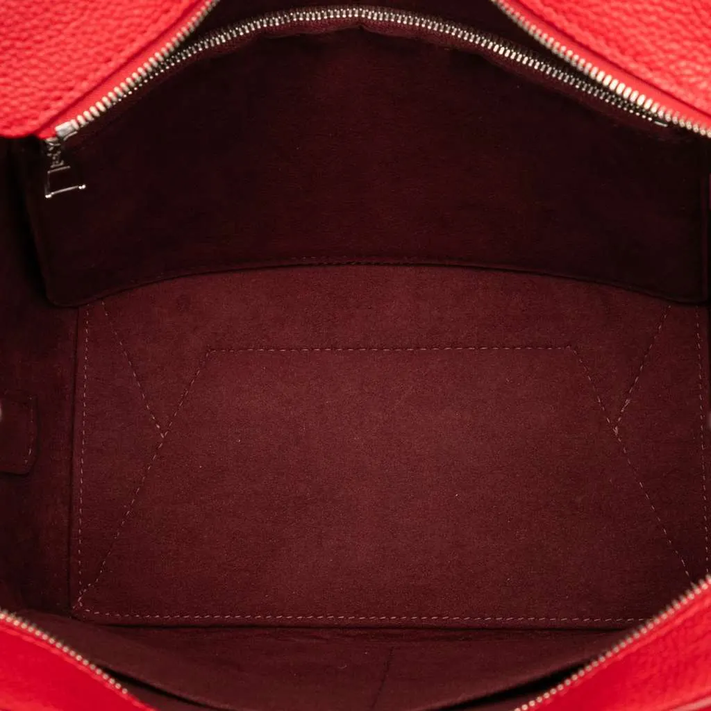 Louis Vuitton Calfskin Freedom Tote Red Leather Good - Model View