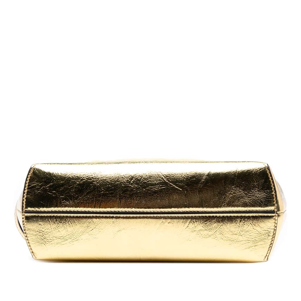 Fendi Small Metallic Nappa Fendi First Crossbody - Image 6