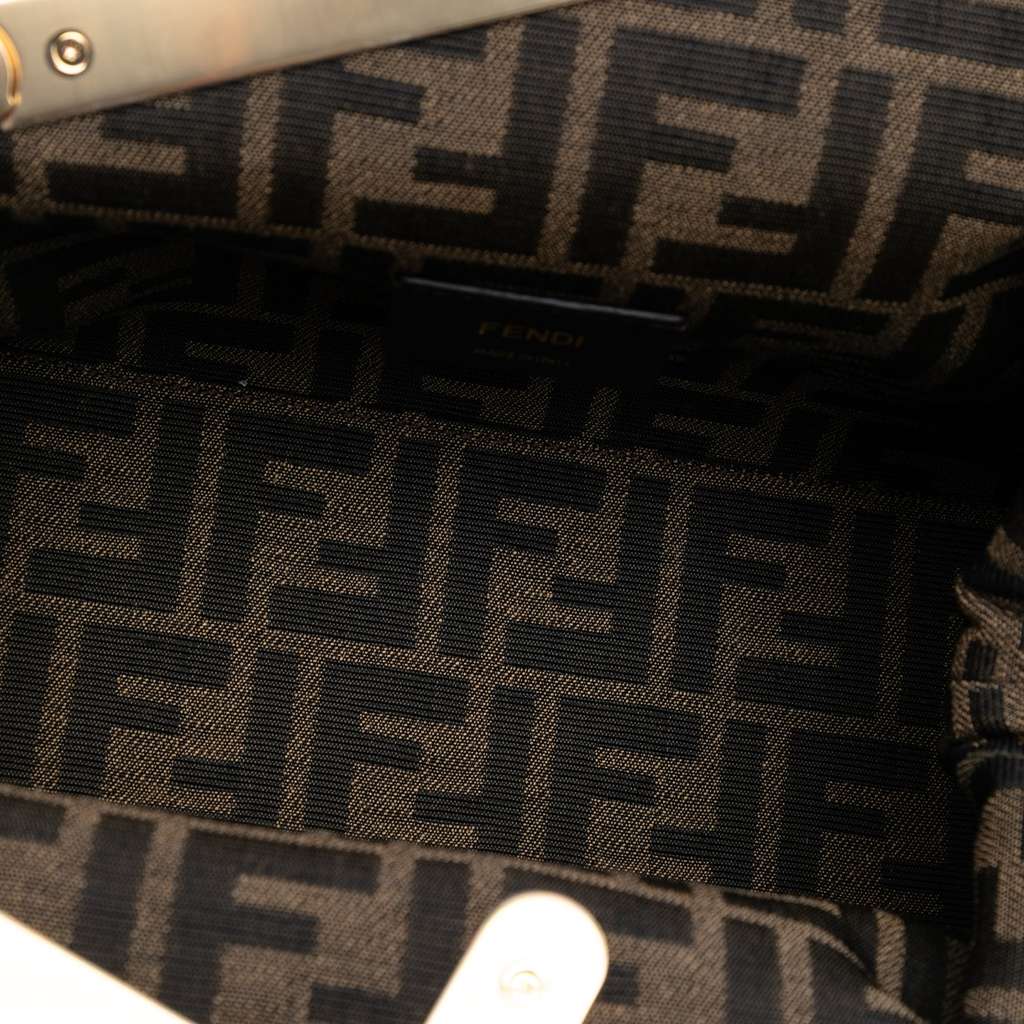 Fendi Small Metallic Nappa Fendi First Crossbody - 4