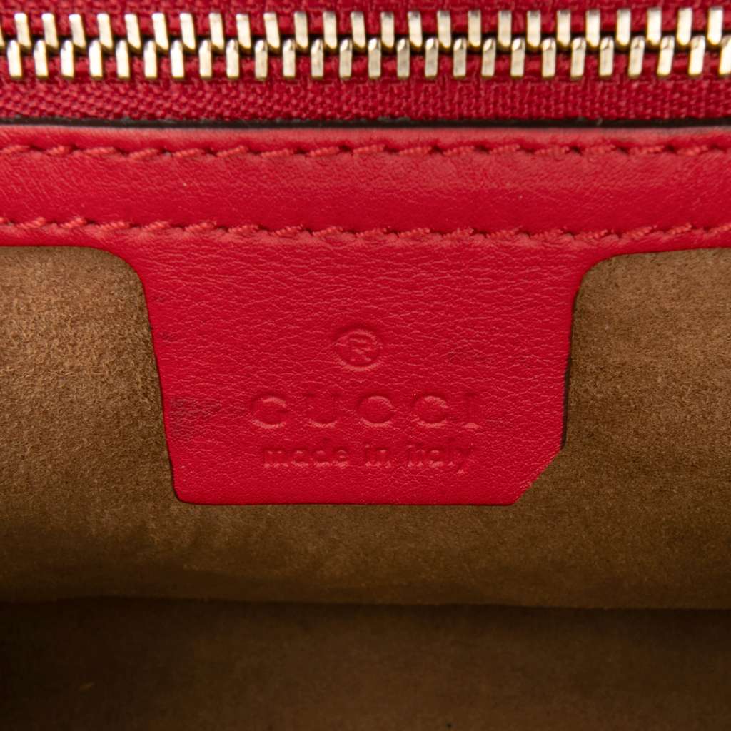 Gucci Medium Bicolor Leather Padlock Shoulder Bag - Side view