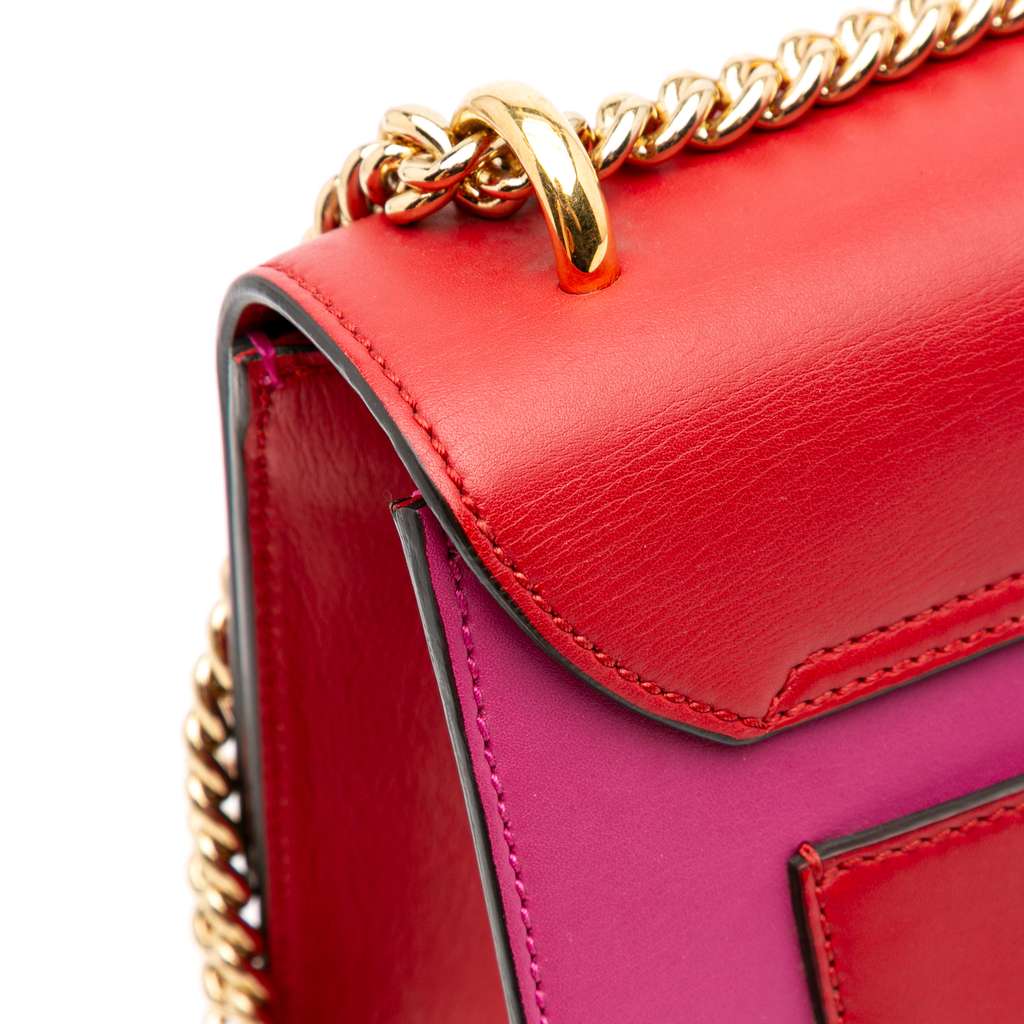 Gucci Medium Bicolor Leather Padlock Shoulder Bag - Image 11