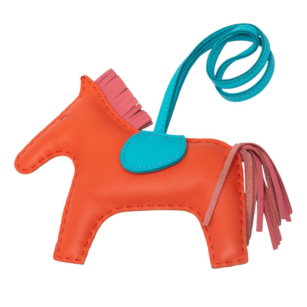 Hermès Milo Lambskin Grigri Rodeo Bag Charm MM