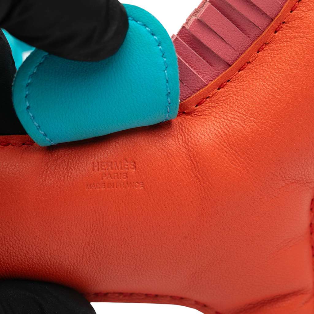 Hermès Milo Lambskin Grigri Rodeo Bag Charm MM - 4