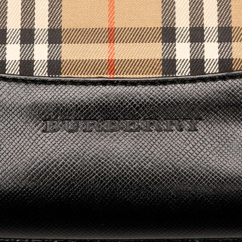 Burberry Haymarket Check Canvas Tote - Side view