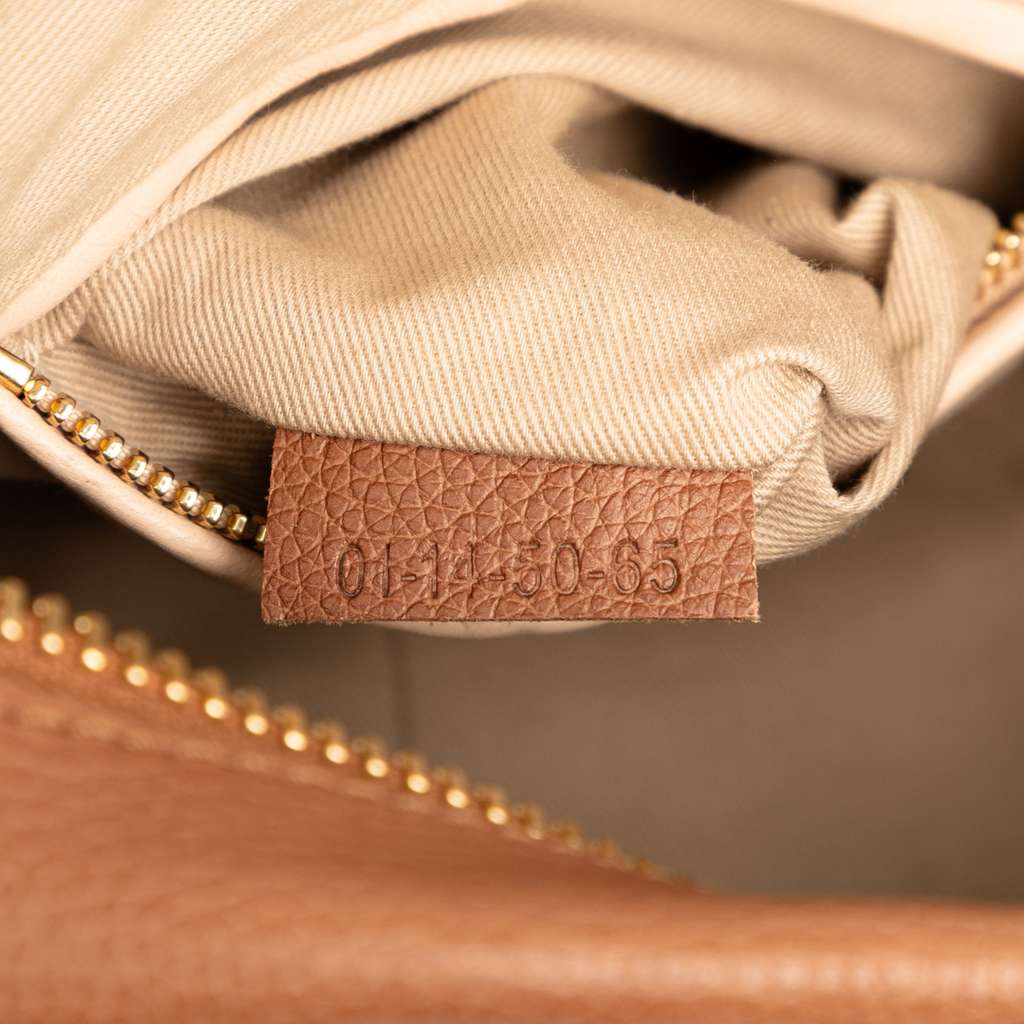 Chloé Small Pebbled Calfskin Paraty Satchel - Detail 1