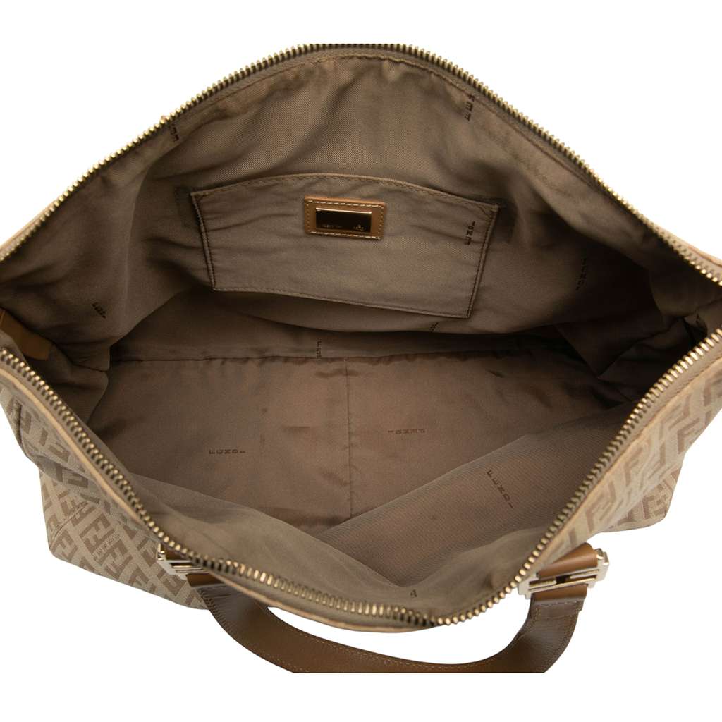 Fendi Zucchino Canvas Tote - Side view