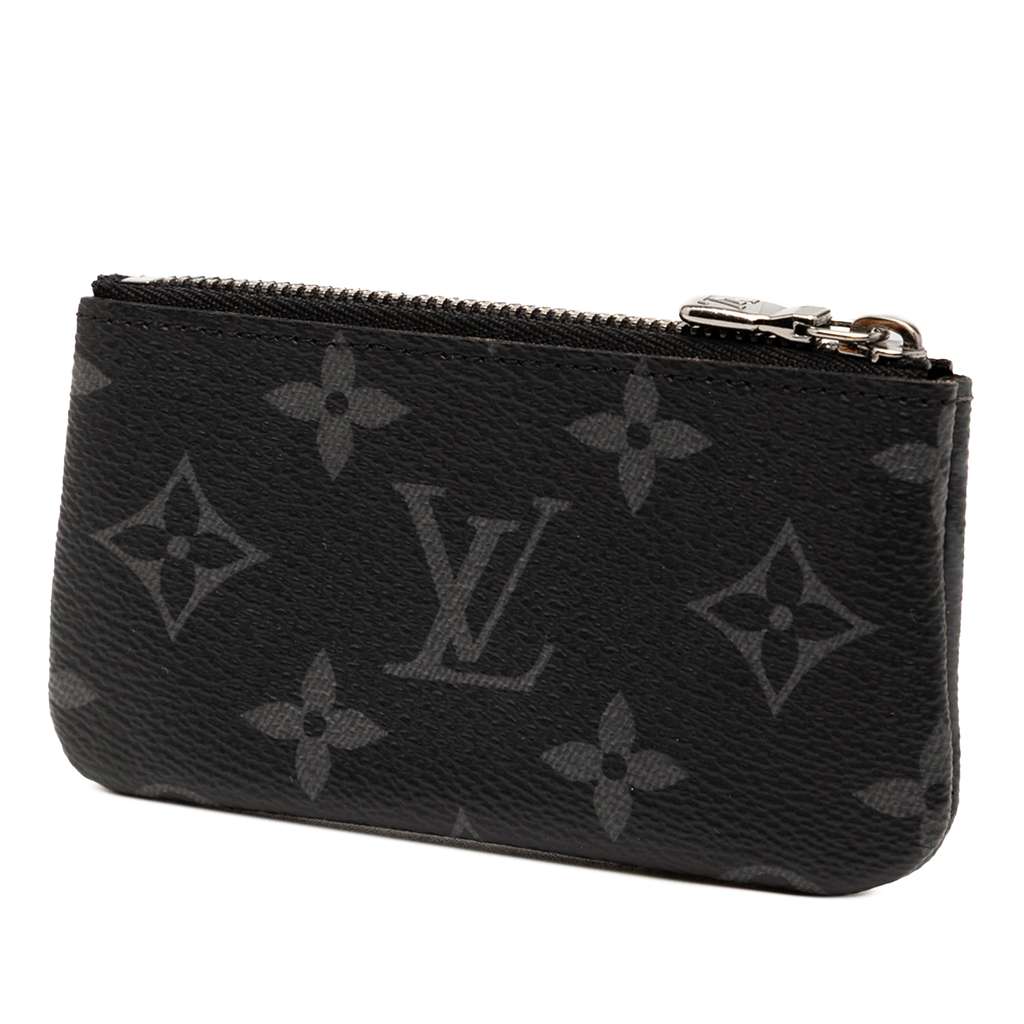 Louis Vuitton Monogram Eclipse Reverse Key Pouch - Back view