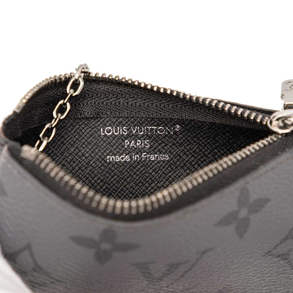 Louis Vuitton Monogram Eclipse Reverse Key Pouch - Side view