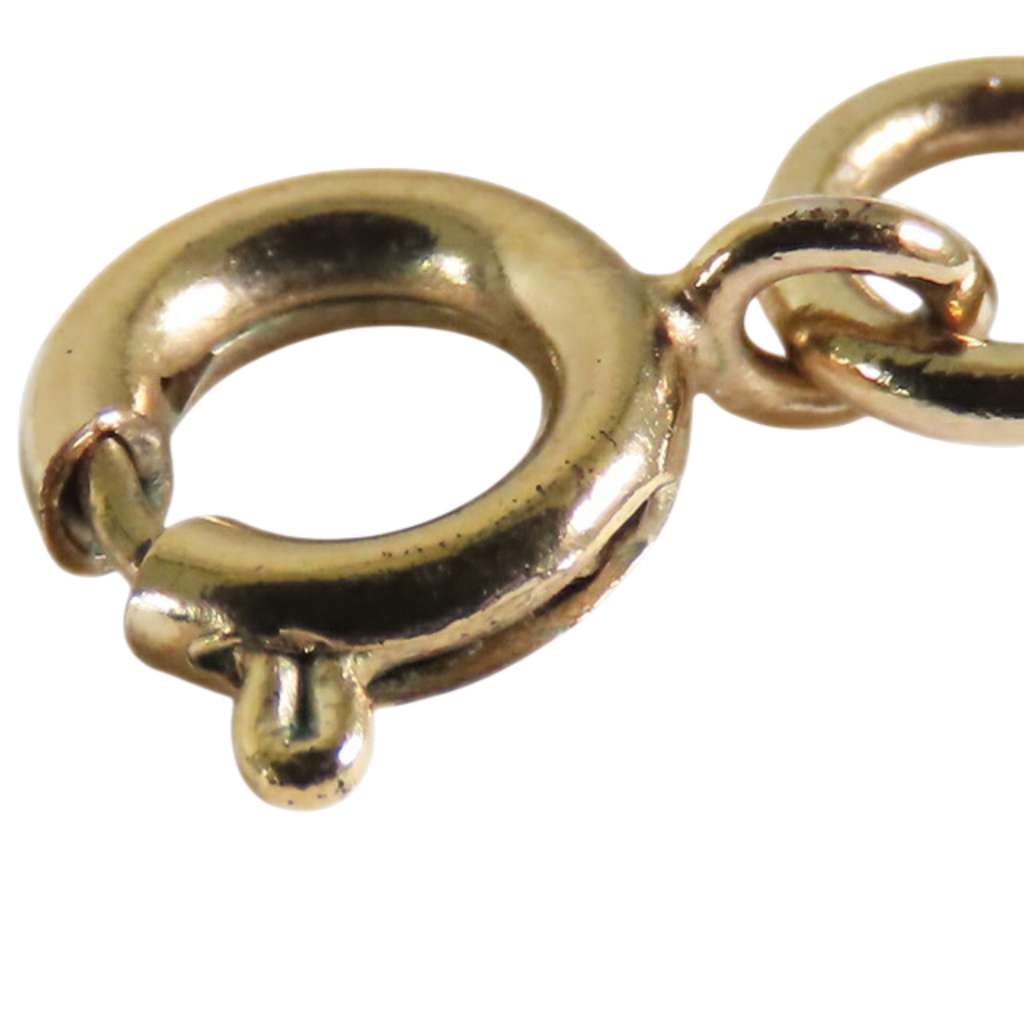 Chanel Gold Plated CC Rhinestones Pendant Necklace - Side view