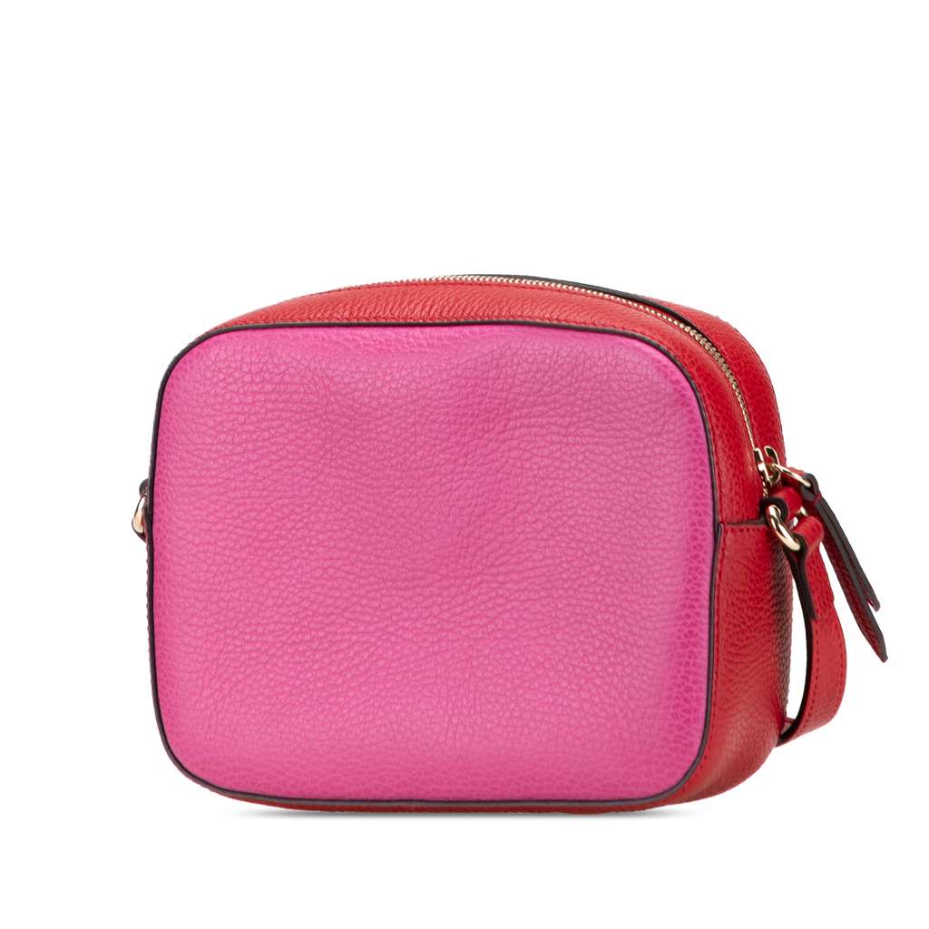Gucci Small Bicolor Leather Soho Disco Crossbody - Back view