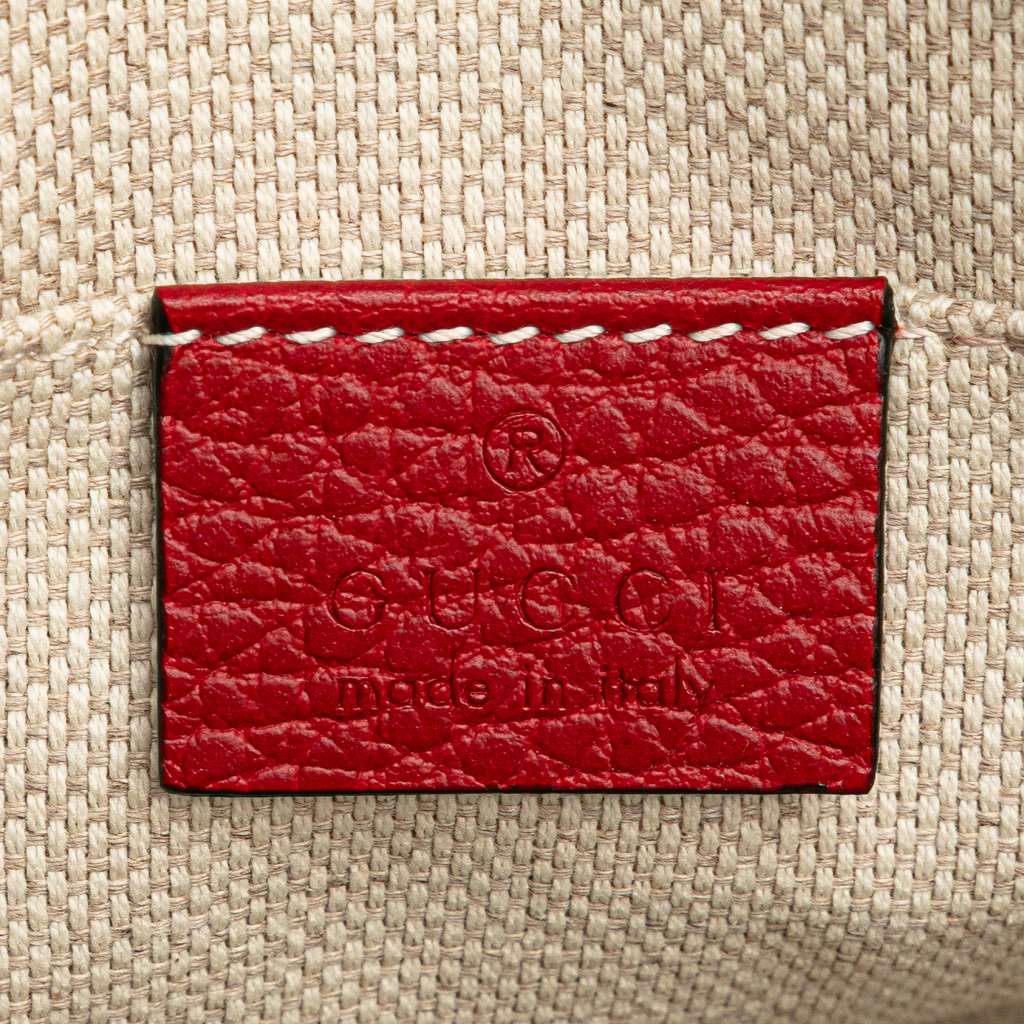 Gucci Small Bicolor Leather Soho Disco Crossbody - Side view