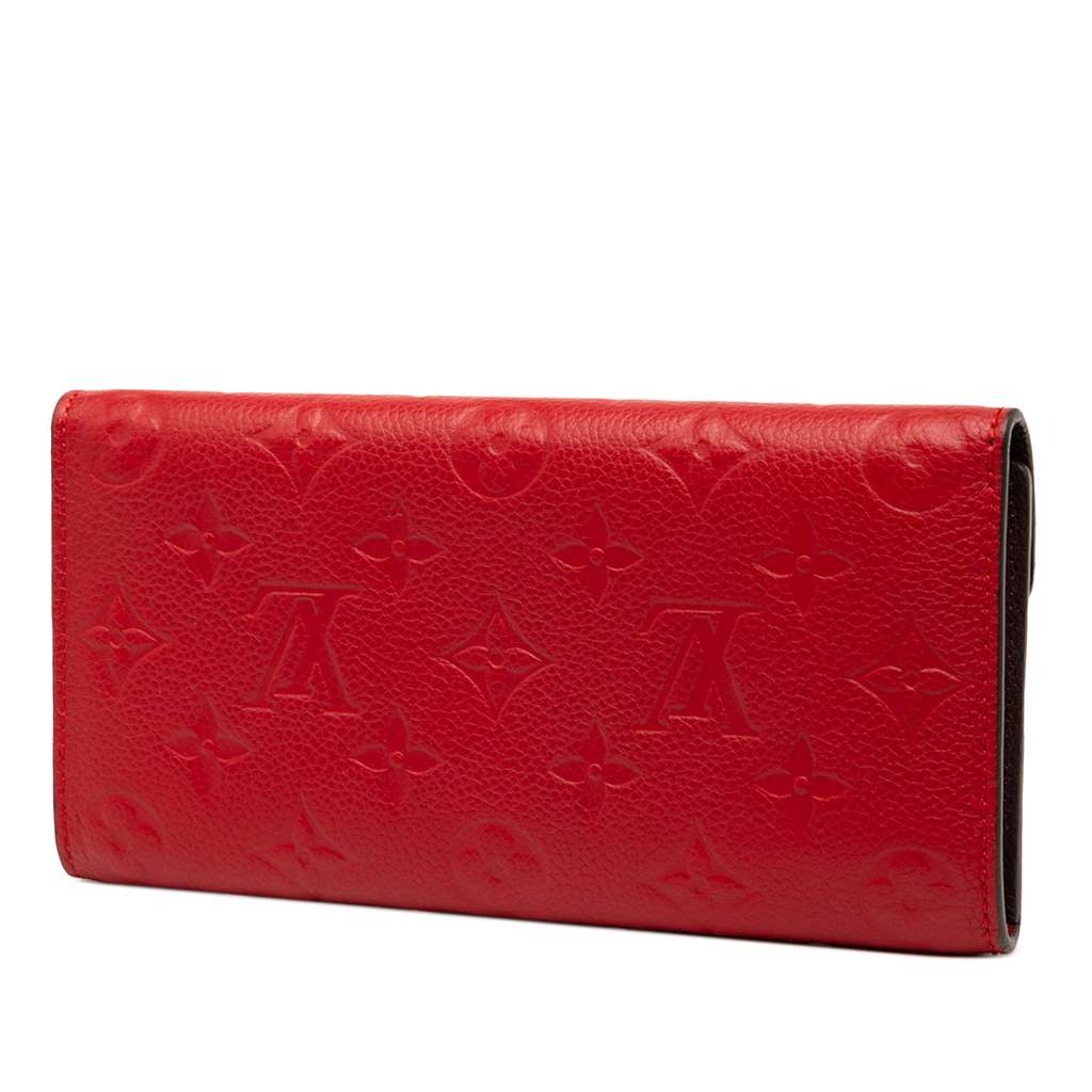 Louis Vuitton Monogram Empreinte Portefeuille Josephine Wallet - Back view