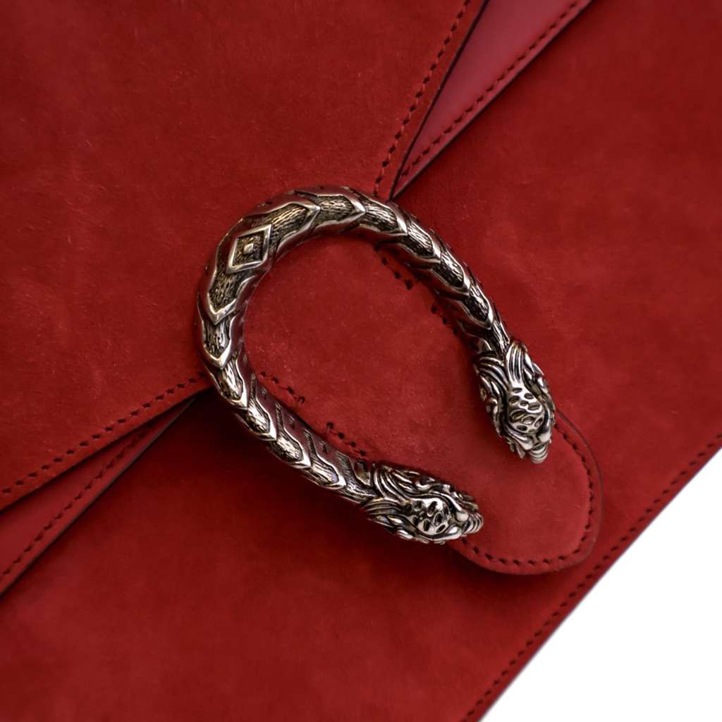 Gucci Medium Suede Dionysus Shoulder Bag - 5