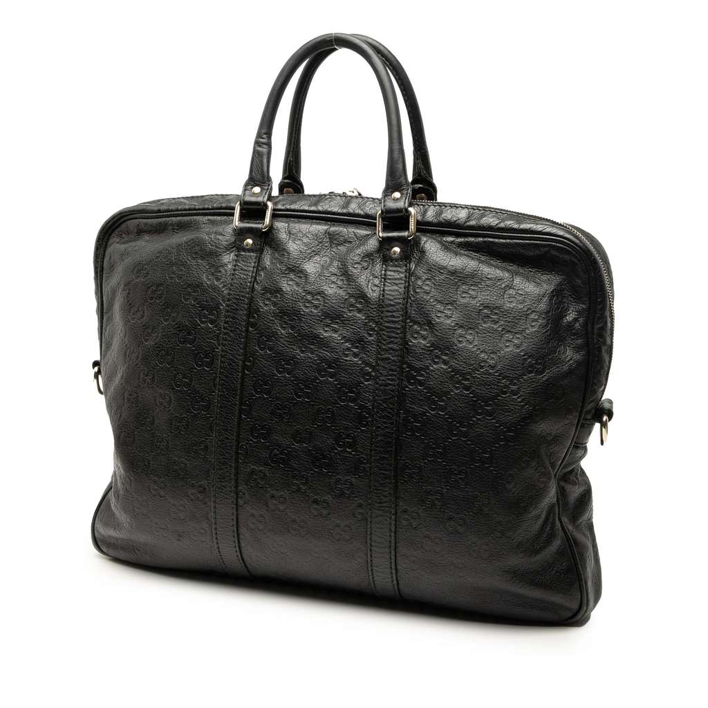 Gucci Guccissima Business Bag - Back view