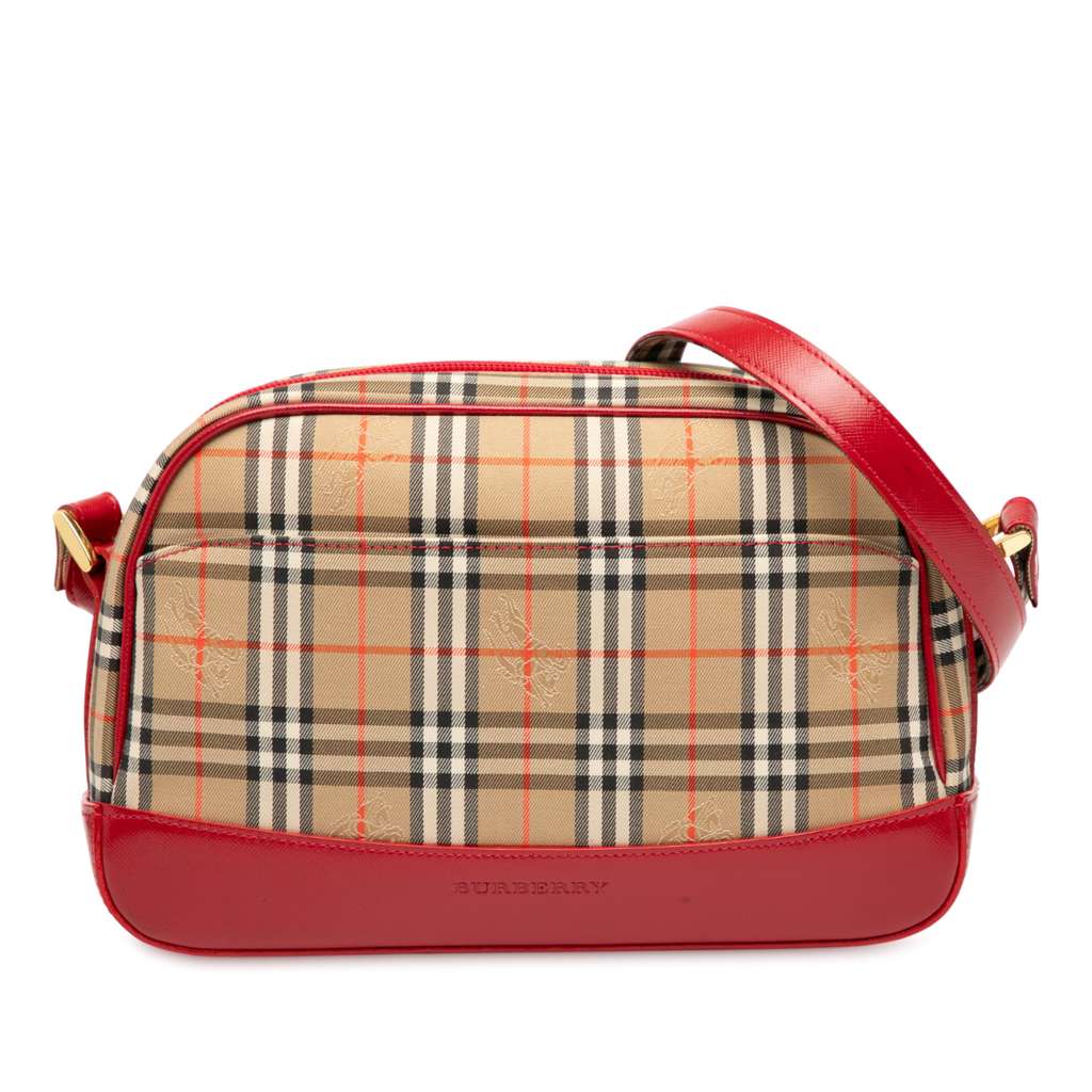 Burberry Haymarket Check Canvas Crossbody