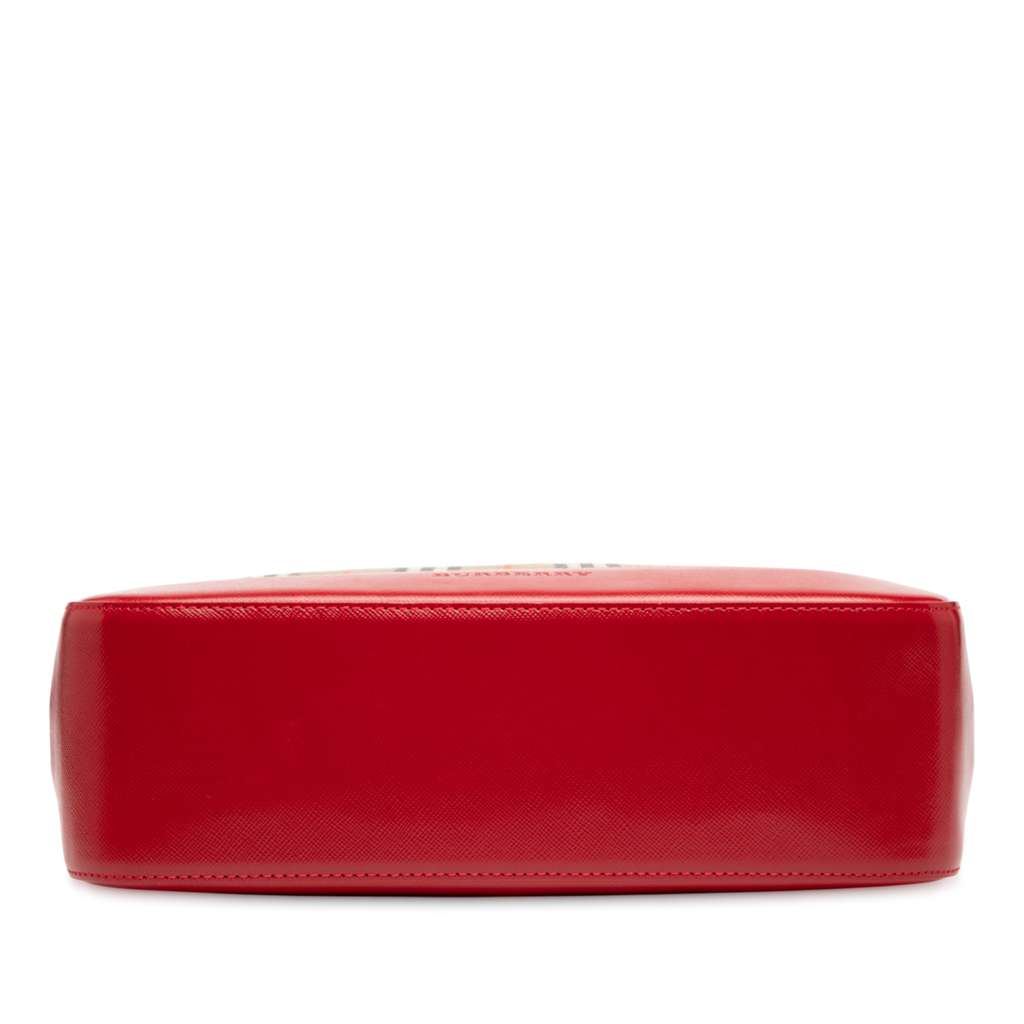 Burberry Haymarket Check Canvas Crossbody - Image 6