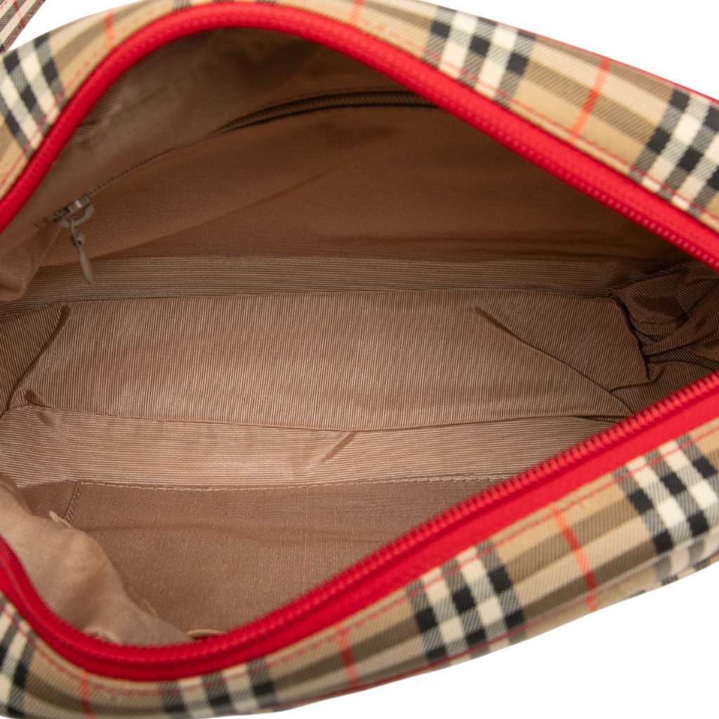 Burberry Haymarket Check Canvas Crossbody - 4