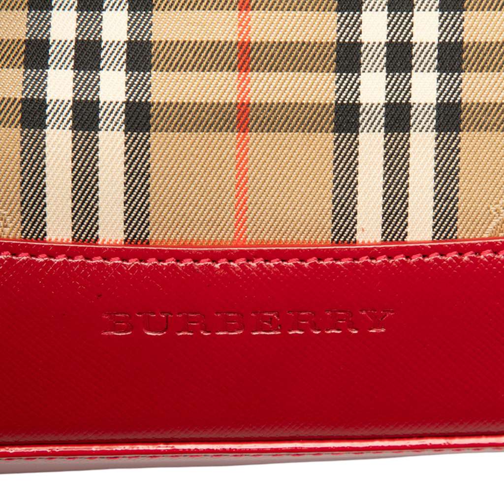 Burberry Haymarket Check Canvas Crossbody - Side view