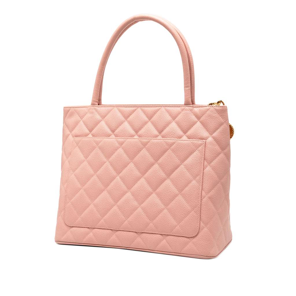 Chanel Caviar Medallion Tote - Back view