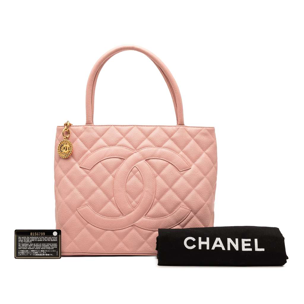 Chanel Caviar Medallion Tote - Image 10