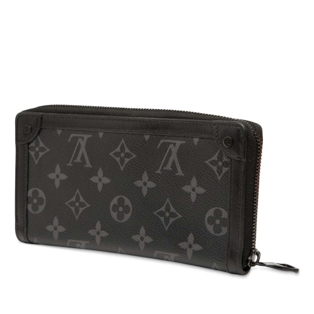 Louis Vuitton Monogram Eclipse Trunk Zippy Wallet - Back view