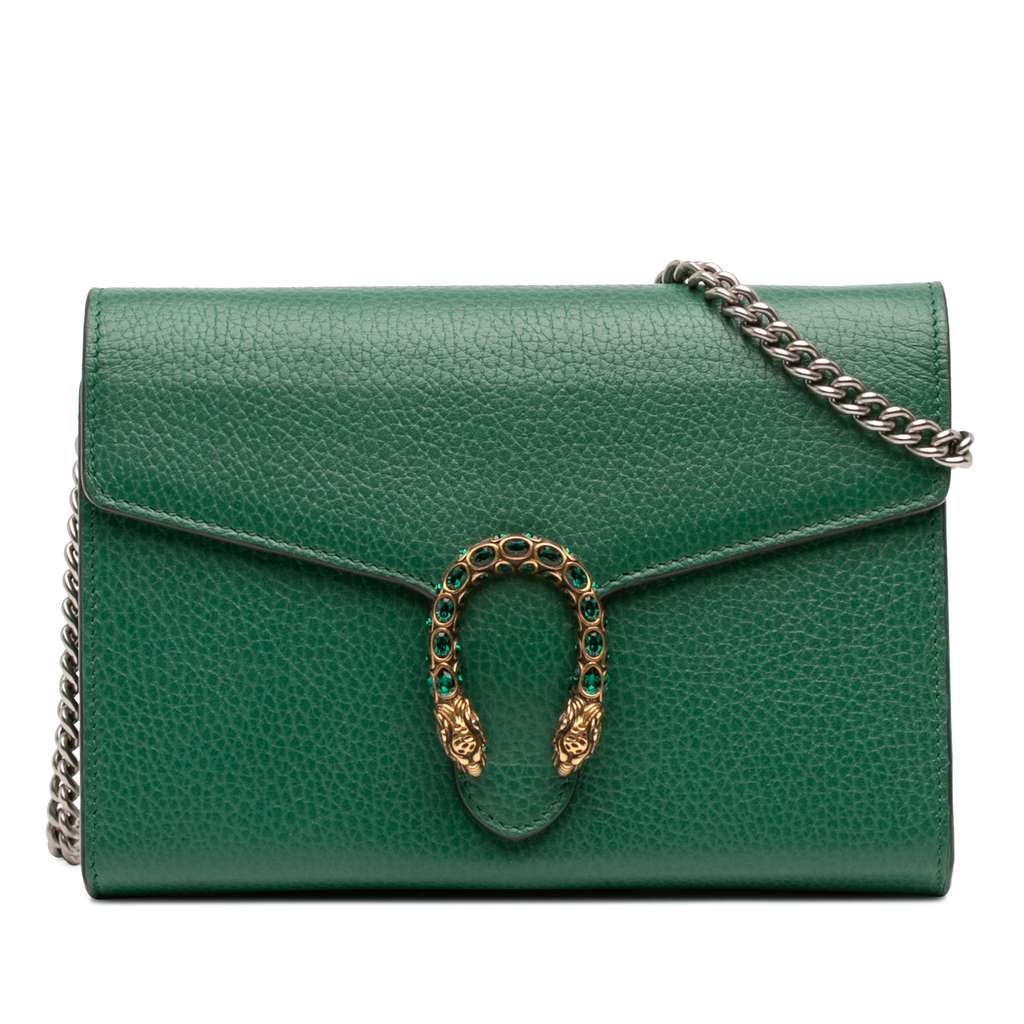 Gucci Leather Dionysus Wallet on Chain