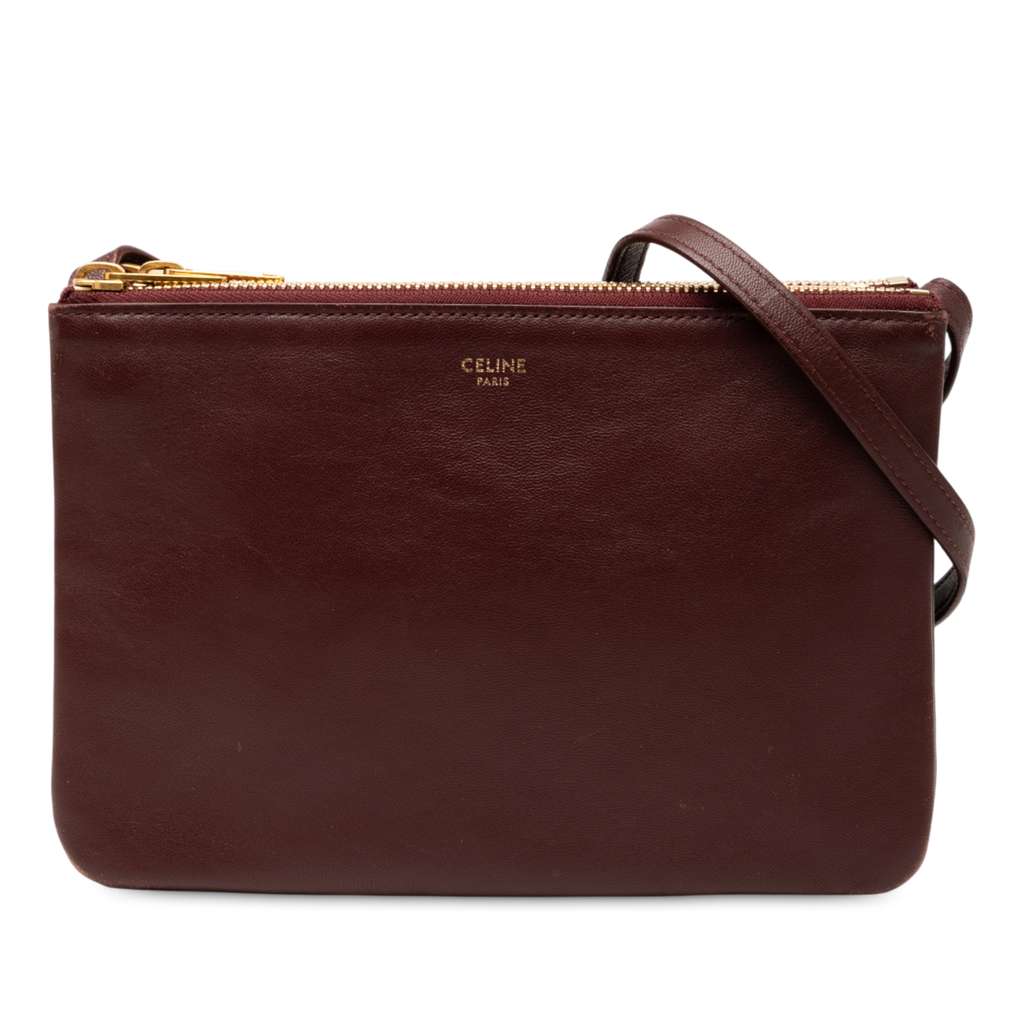 Celine Small Lambskin Trio Crossbody