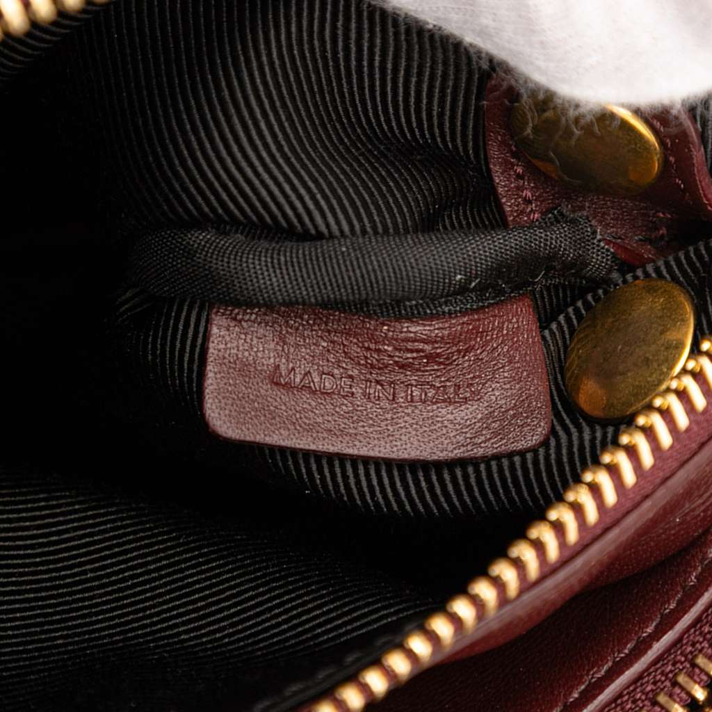 Celine Small Lambskin Trio Crossbody - Side view