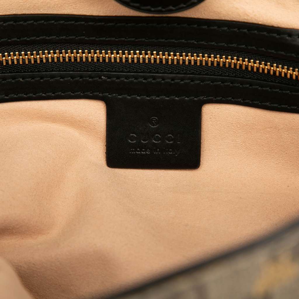 Gucci Small GG Supreme Bees Soft Tote - Side view