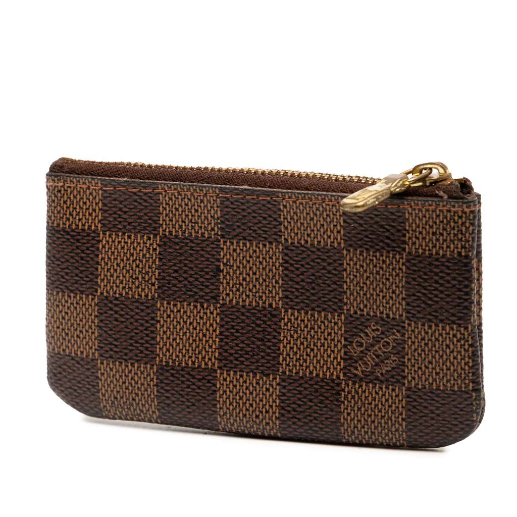Louis Vuitton Damier Ebene Key Pouch - Back view