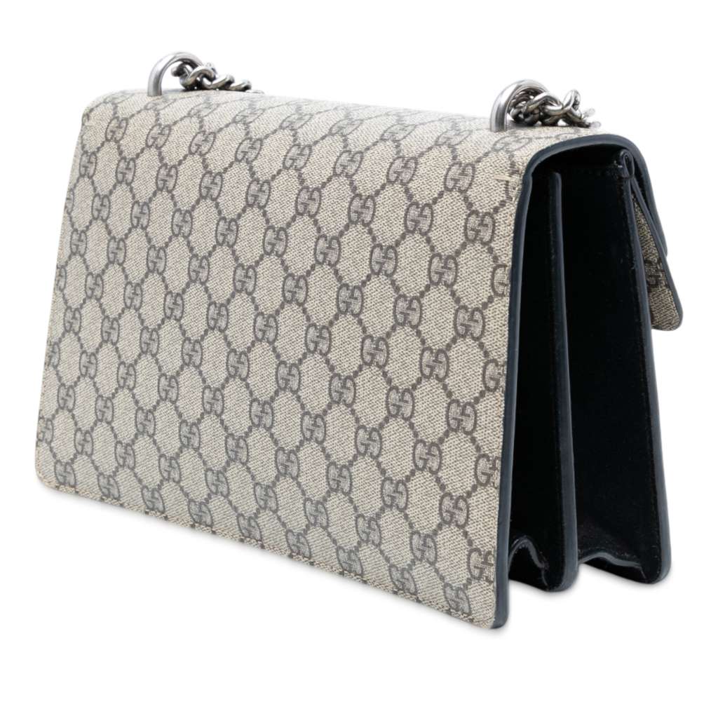 Gucci Medium GG Supreme Dionysus Shoulder Bag - Back view